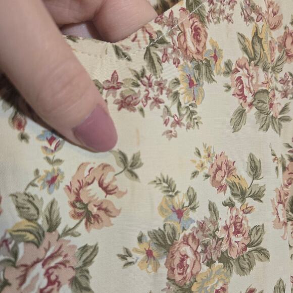 Vtg City Triangles Y2K Floral Corset Tie Dress Summer Sundress Fairy Retro 11 - Picture 7 of 9